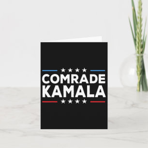Comrade Kamala Anti Kamala Harris Karte