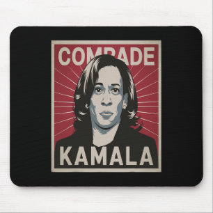 Comrade Kamala Funny Shirt Politische Komrade Comr Mousepad
