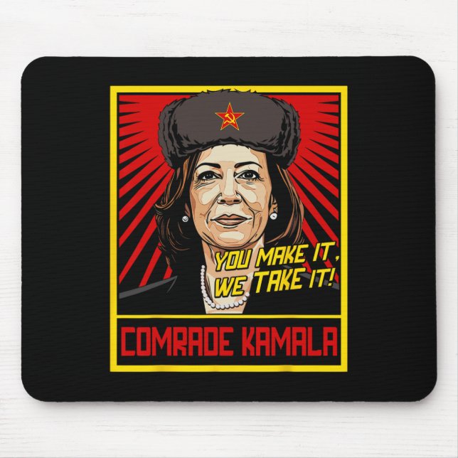 Comrade Kamala Kamala Harris Tim Wheimer Coach 202 Mousepad (Vorne)
