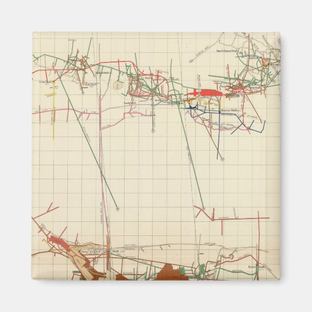 Comstock Maps Nummer III Magnet (Vorne)