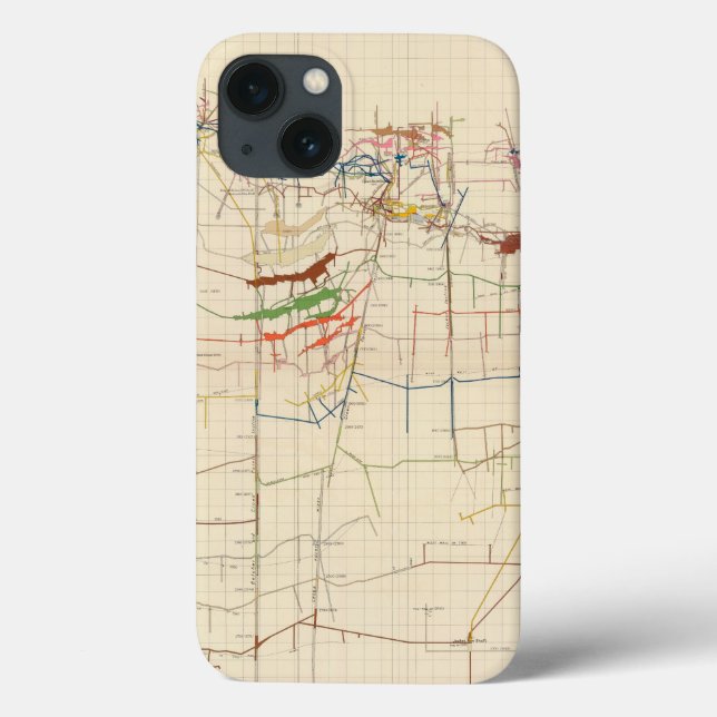 Comstock Maps Nummer VI Case-Mate iPhone Hülle (Rückseite)