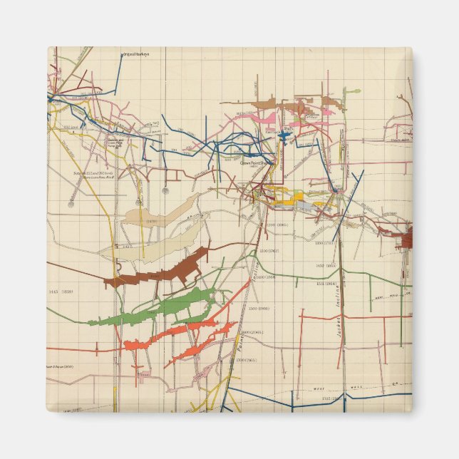 Comstock Maps Nummer VI Magnet (Vorne)