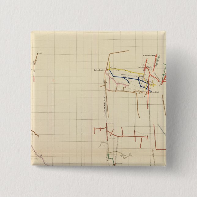 Comstock Mine Maps Number V Button (Vorderseite)