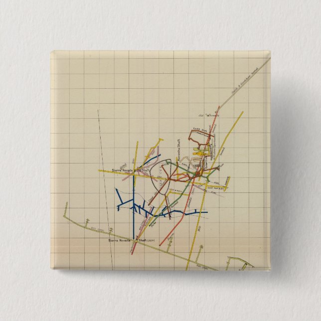Comstock Mine Maps Nummer II Button (Vorderseite)