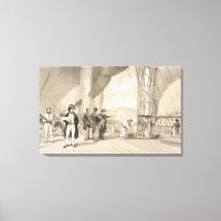 Comte de Bourmont und Admiral Duperre an Bord