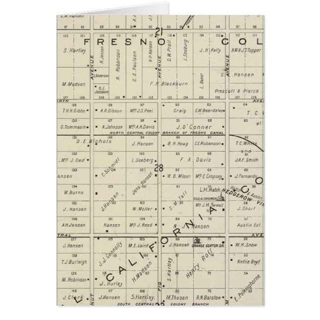 Comté de Fresno, Californie (Devant)