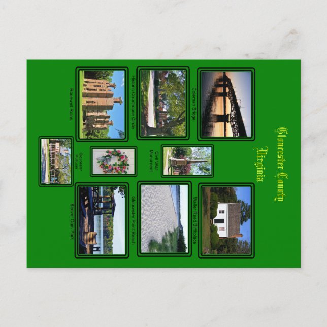 Comté de Gloucester, Virginie - Cartes postales pe (Devant)