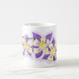 Comté de Summit Colorado columbine mug