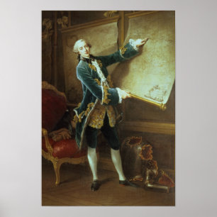 Comte de Vaudreuil, 1758 Poster
