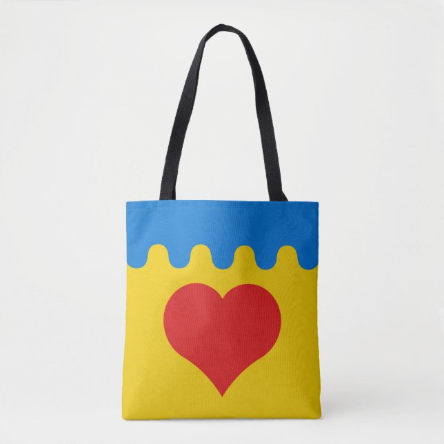 Comté du Sac fourre-tout d'insigne de la populatio (Devant)
