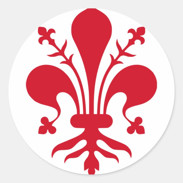 Comune di Firenze Runder Aufkleber (Vorderseite)