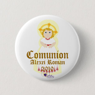"Comunion" Knopf fertigen besonders an Button