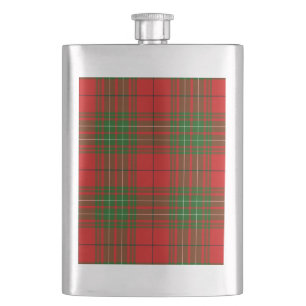 Comyn tartan red kariert flachmann