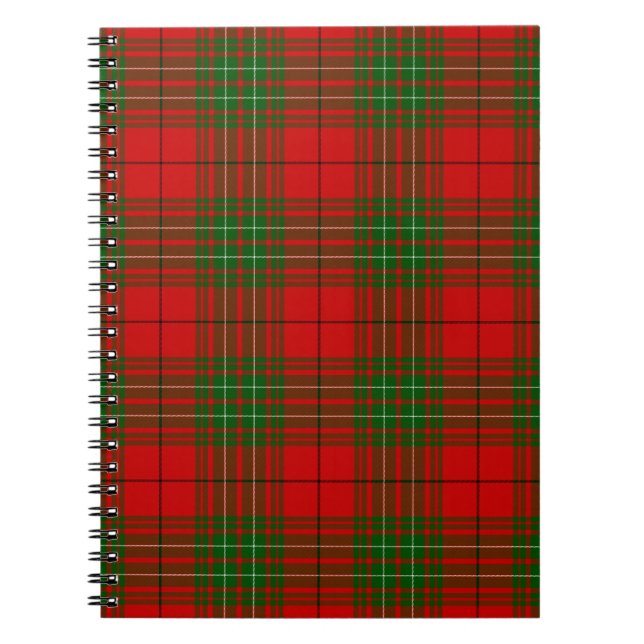 Comyn tartan red kariert notizblock (Vorderseite)