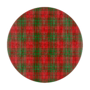 Comyn tartan red kariert schneidebrett