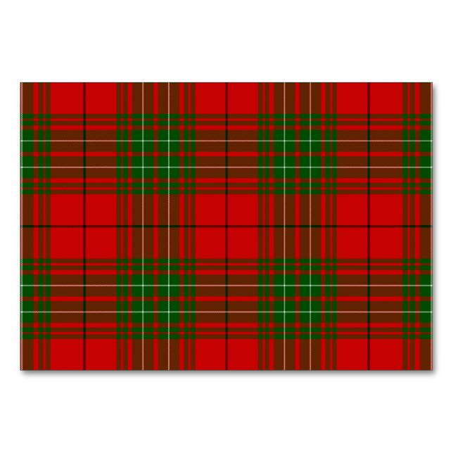 Comyn tartan red kariert tischnummer (Vorderseite)