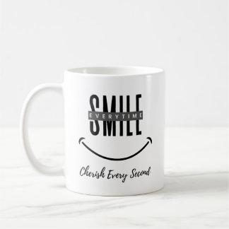 con cita Sonreir cada vez - Awertar cada segundo Kaffeetasse