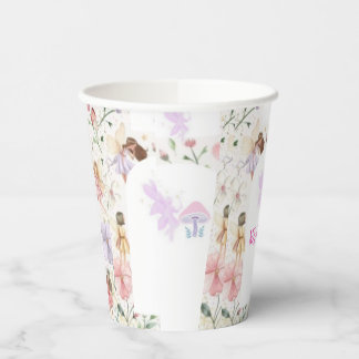 con diseño de hadas personalizado pappbecher