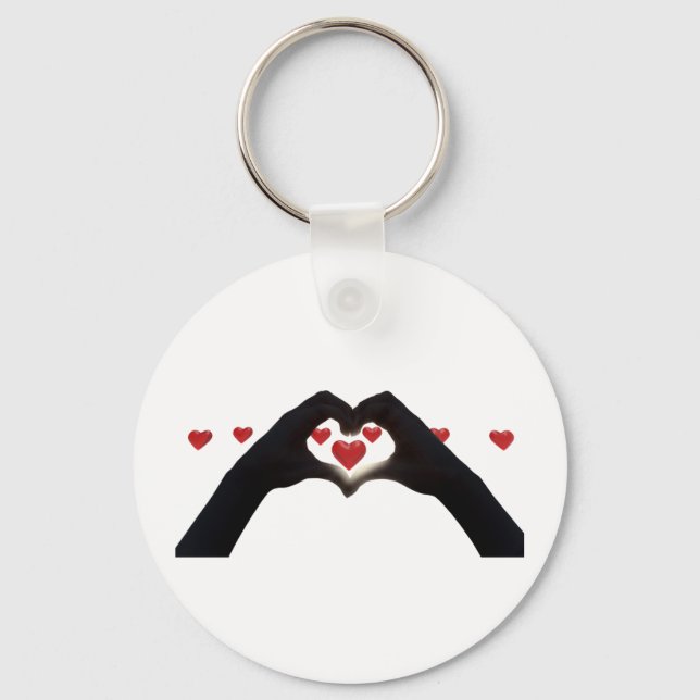 “Con el corazón en la mano” Schlüsselanhänger (Vorderseite)