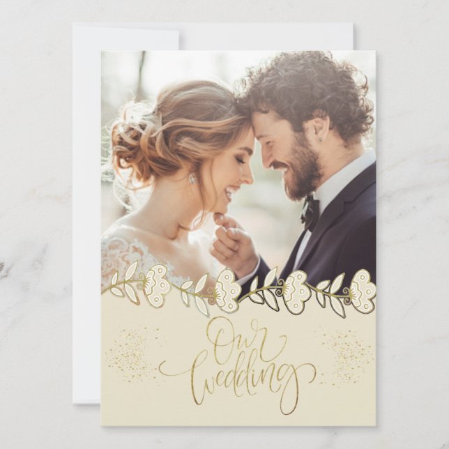  con foto personalizada einladung (Vorderseite)