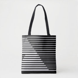 con líneas negras y color personalizable tasche