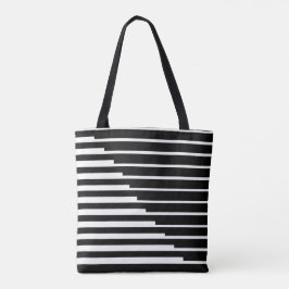 con líneas negras y color personalizable tasche