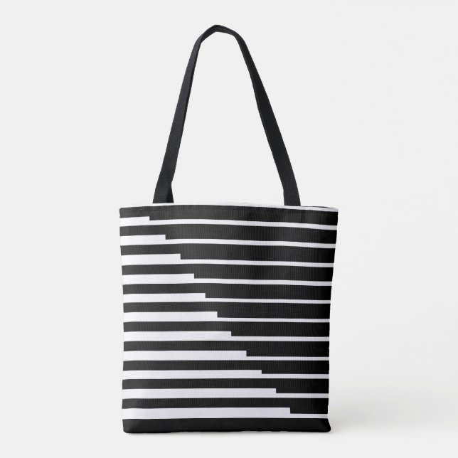 con líneas negras y color personalizable tasche (Rückseite)