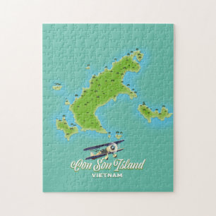 Con Son Island Karte Vietnam