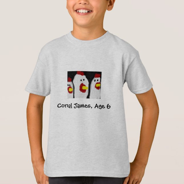 Conals Hähne T-Shirt (Vorderseite)