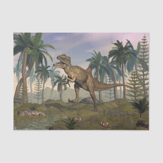 Concavenator Dinosaurier Seidenpapier (Vorderseite)