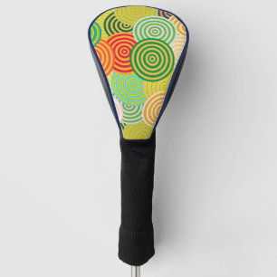 Concentric Circles Golf Head Cover Headcover