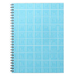 Concentric Cyan Notizblock