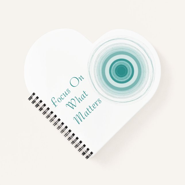 Concentric Focus - Modern Cover Art Notizbuch (Vorderseite)