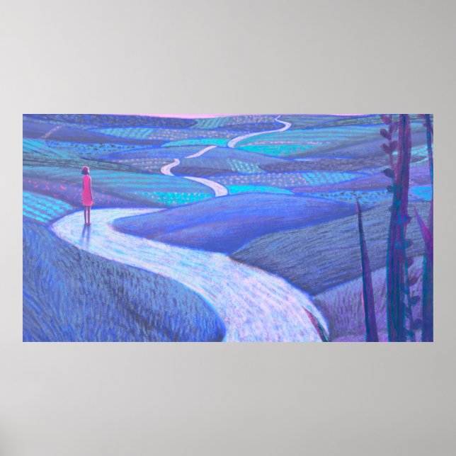 Concept Art, surreal Kunstwerk, Hoffnung Leben Tra Poster (Vorne)