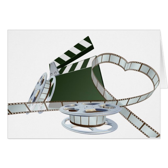 Concept d'amant de film (Devant horizontal)