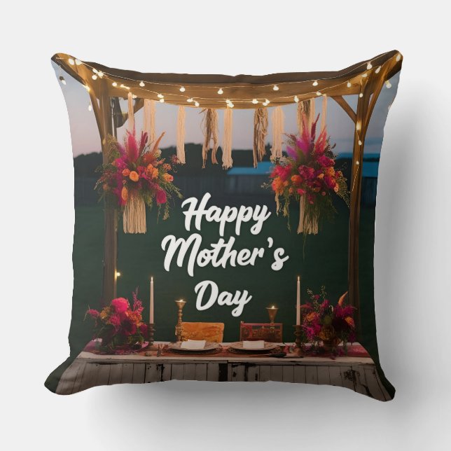 Concept de conception Coussin de la fête des mères (Recto)