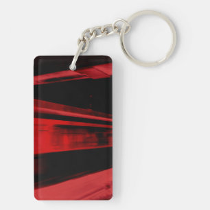 Concept de mouvement moderne et cool en rouge et n