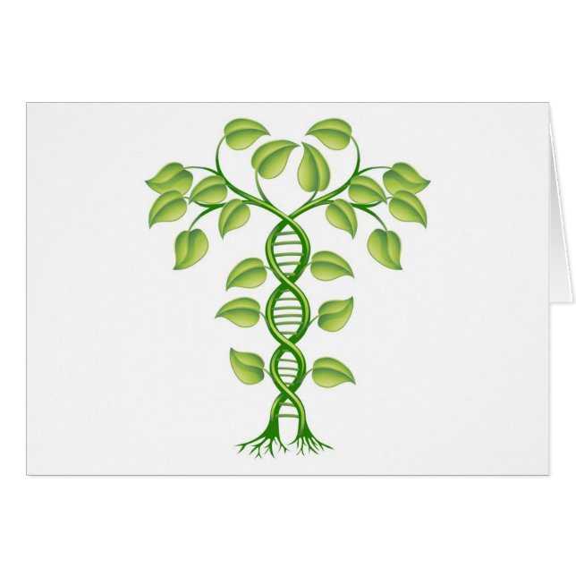 Concept de plante d'ADN (Devant horizontal)