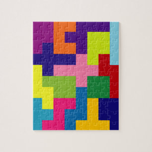 Concept de tête de puzzle coloré