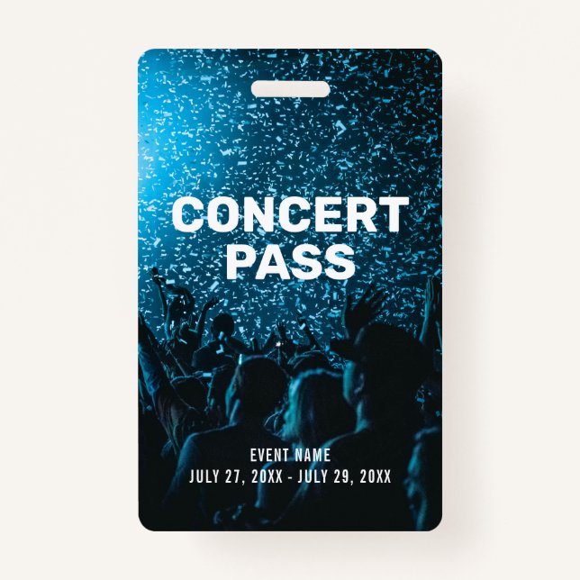 Concept Pass Foto Custom ID Abzeichen Ausweis (Vorderseite)