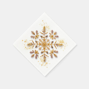 Concept Snowflake: Christmas Snowflake Napkins Serviette