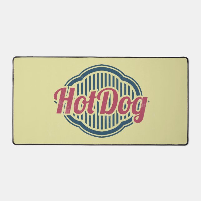 Concepteur de Étiquettes de chiens chauds Retro (Recto)
