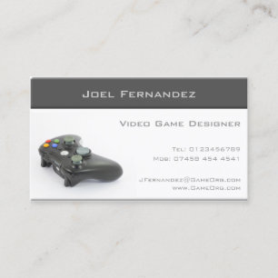 Concepteur de jeux vidéo - Carte de visite
