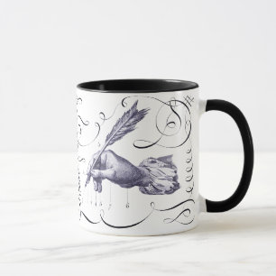 Concepteur de police ou tasse de café élégante 