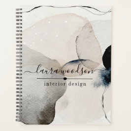 Concepteur d'intérieur de formes d'aquarelle Abstr