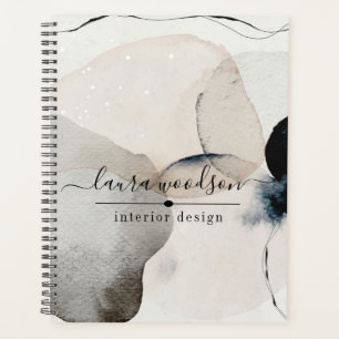 Concepteur d'intérieur de formes d'aquarelle Abstr