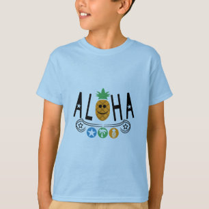 Conception Aloha Ananas - T-shirt basique pour enf