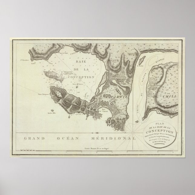 Conception Bay, Chile Poster (Vorne)