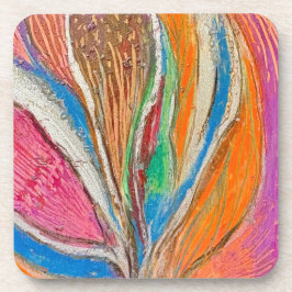 Conception botanique vive Dessous de verre en plas