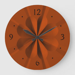 Conception bronzage de fleur dans des horloges